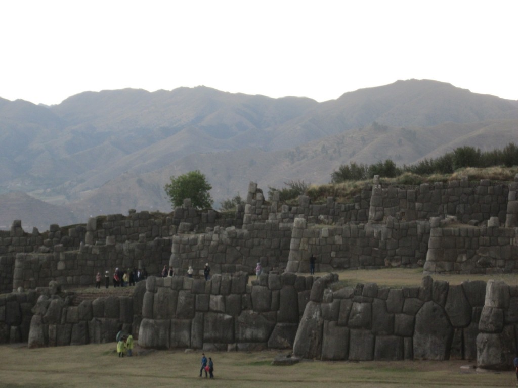 The Inca ruins at Saqsayhuaman