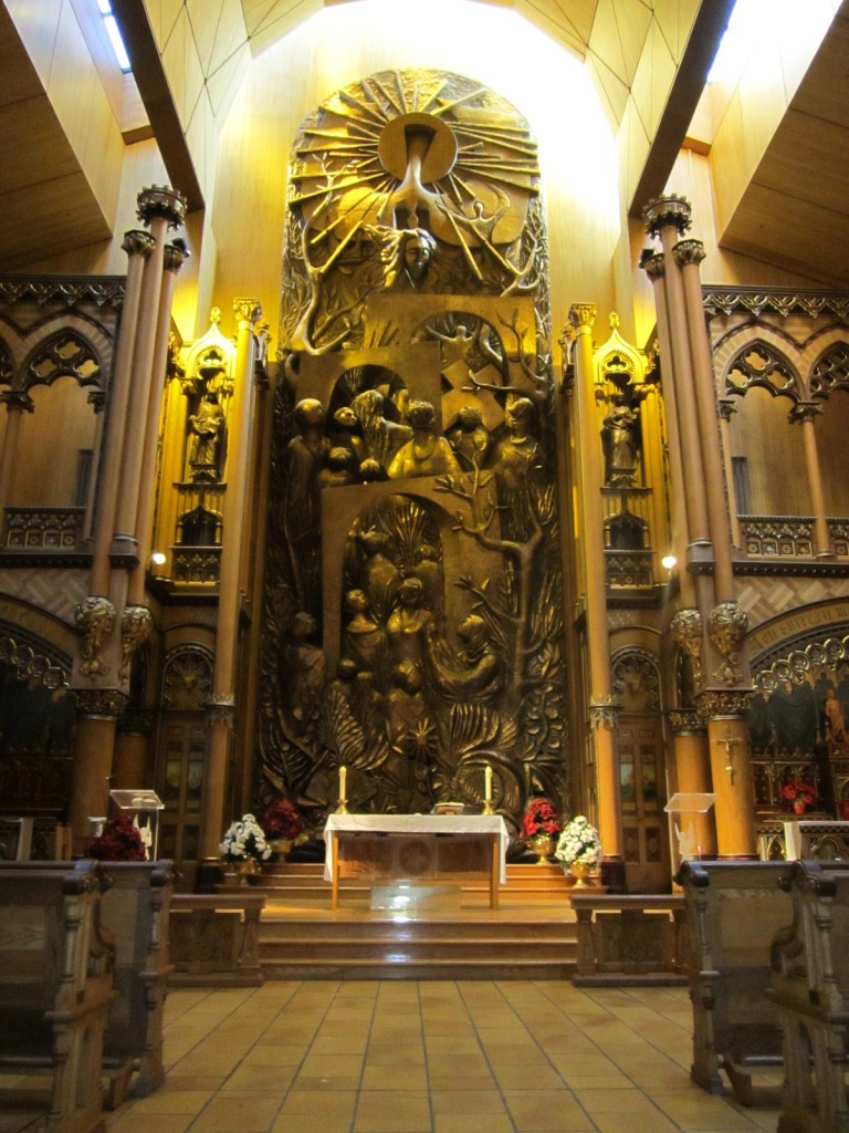 Sacred Heart Chapel, located behind the main sanctuary