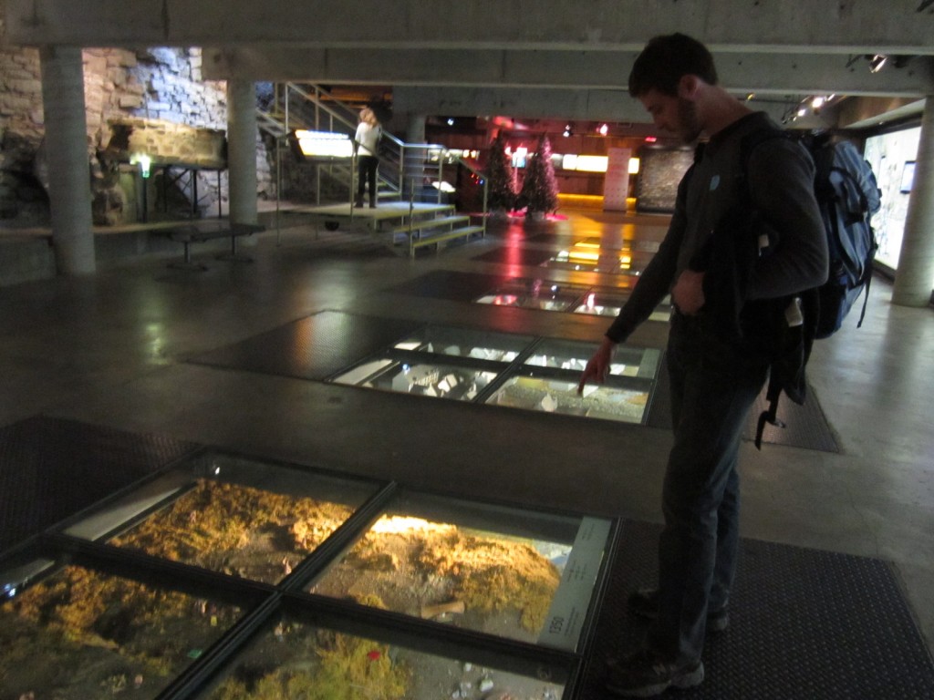 Check out models of what the Iroquois settlement in what is today Montreal looked like