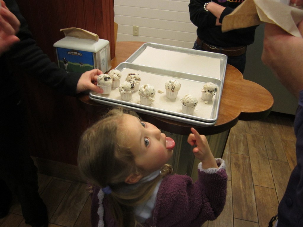 Ben & Jerry's ice cream is so good, it's impossible to keep your hands off! 