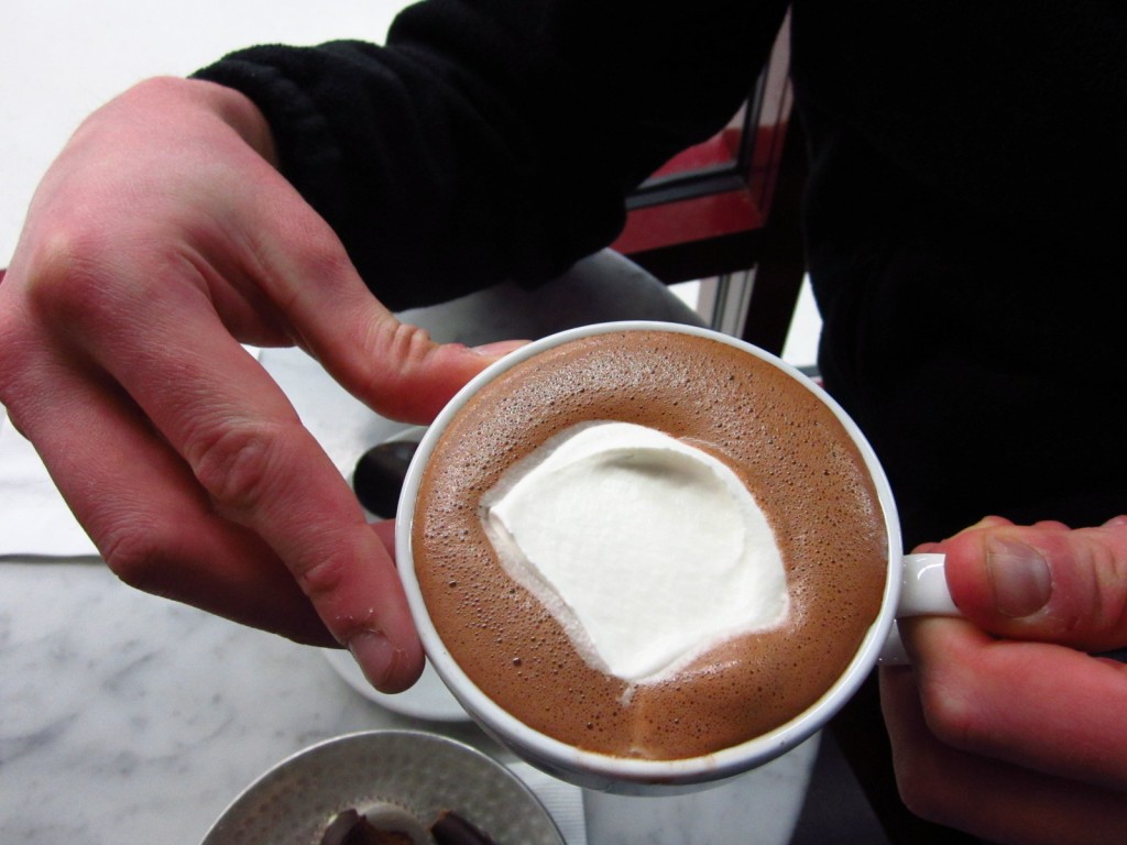 Quite possibly the best hot chocolate we've ever had: Sao Thome at Lake Champlain Chocolates